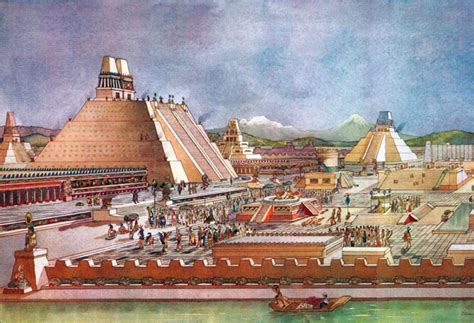 History of the Ancient Aztec People and Tenochtitlan, the Capital .